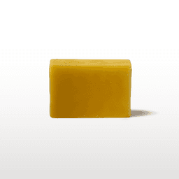 A bar of golden yellow wax